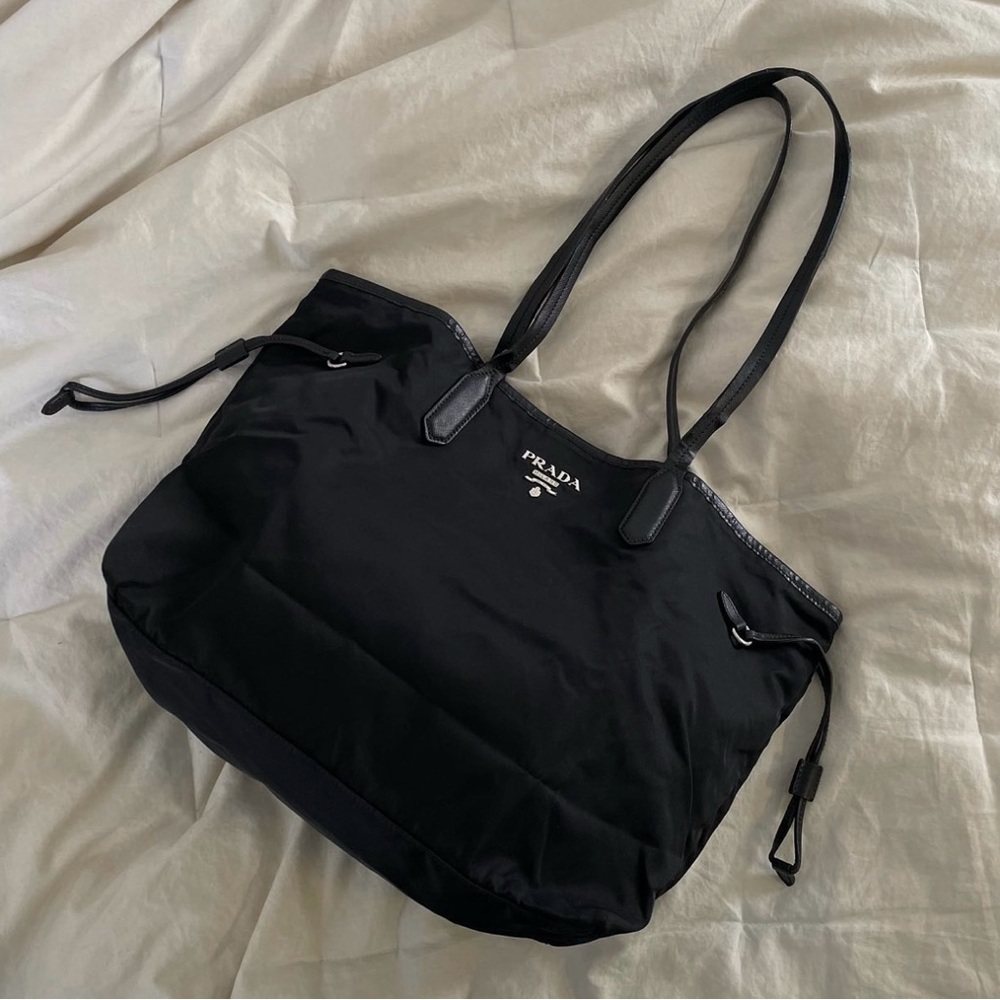 Prada Elegant Black Tote Bag